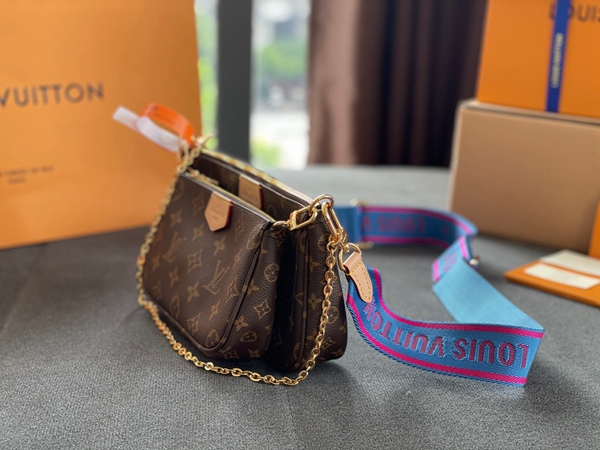 ルイヴィトンバッグ側面デザイン